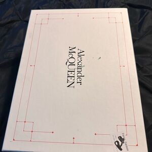 Women’s Alexander McQueen navy/white casual sneaker. Wore ONCE. GREAT condition